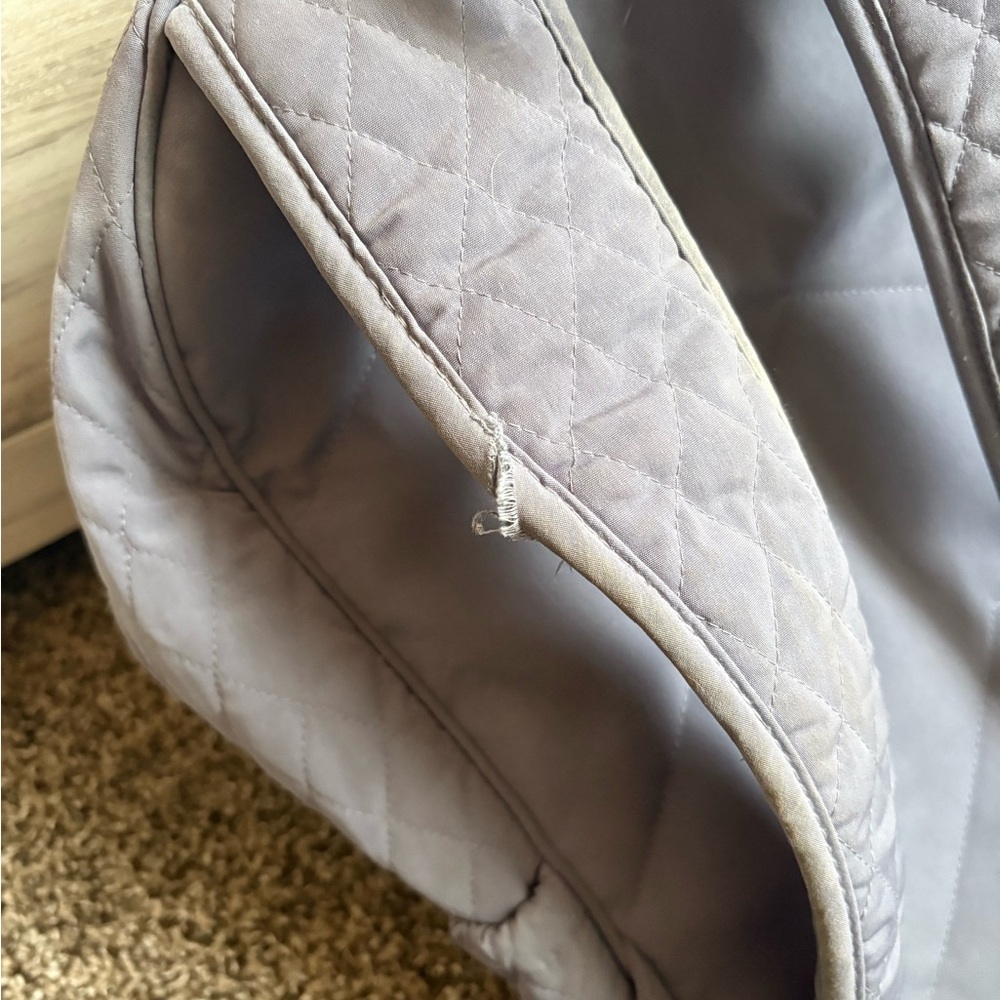 Vera Bradley Quilted Backpack in Slate Gray - Picture 4 of 5